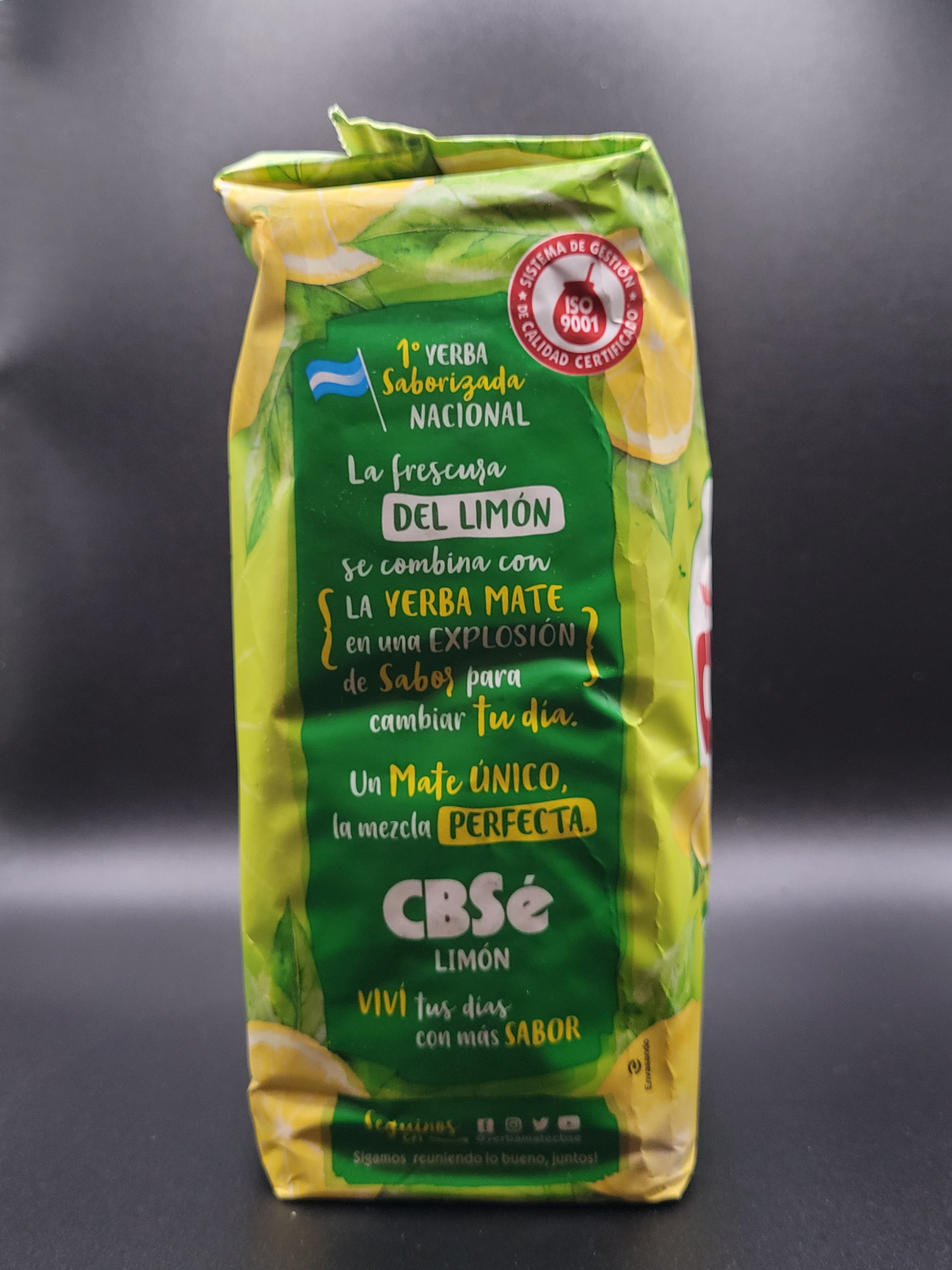 Maté CBSÉ – Limon 500 g | Fraîcheur Citronnée Authentique