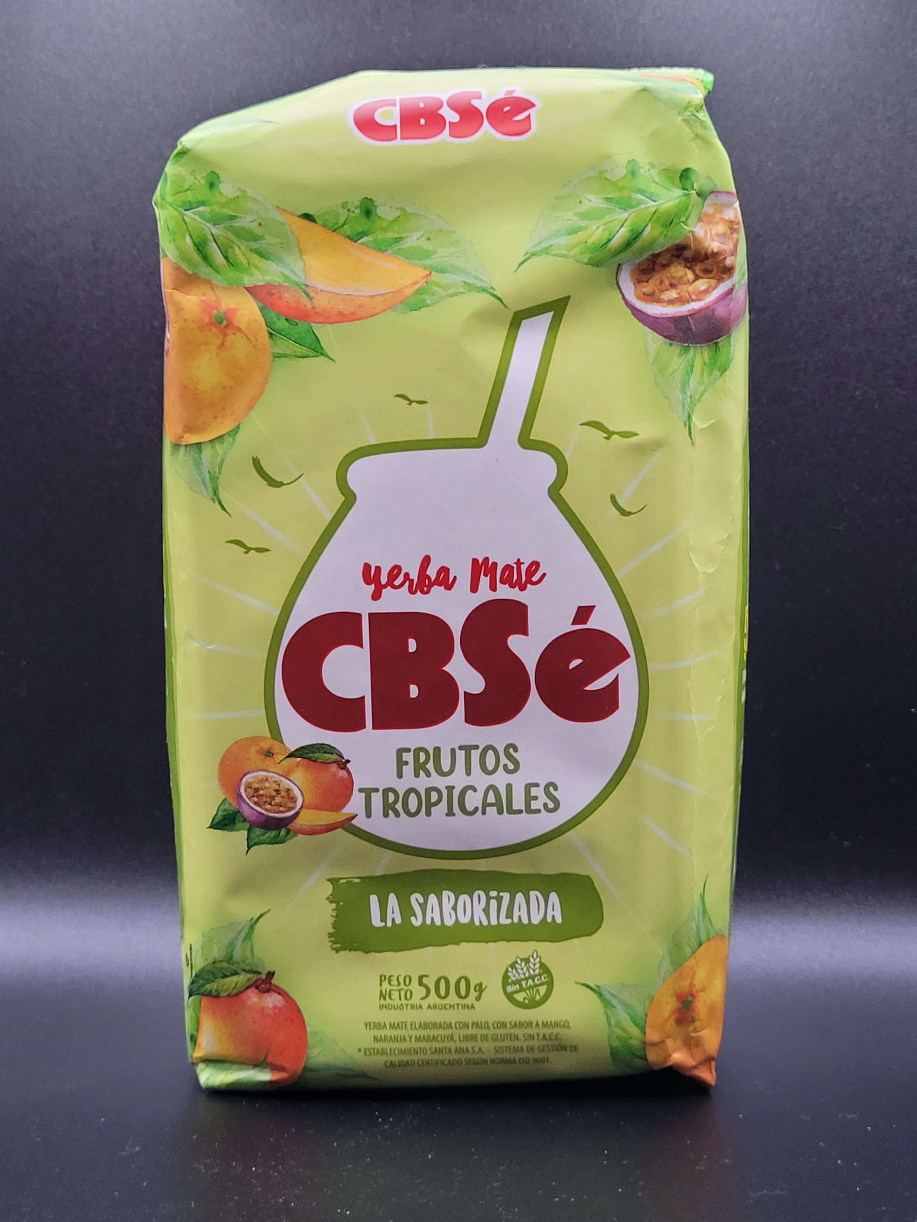 Maté CBSÉ – Frutos Tropicales 500 g | Saveur Exotique Authentique