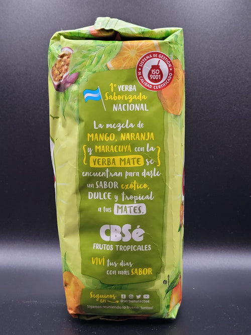 Maté CBSÉ – Frutos Tropicales 500 g | Saveur Exotique Authentique